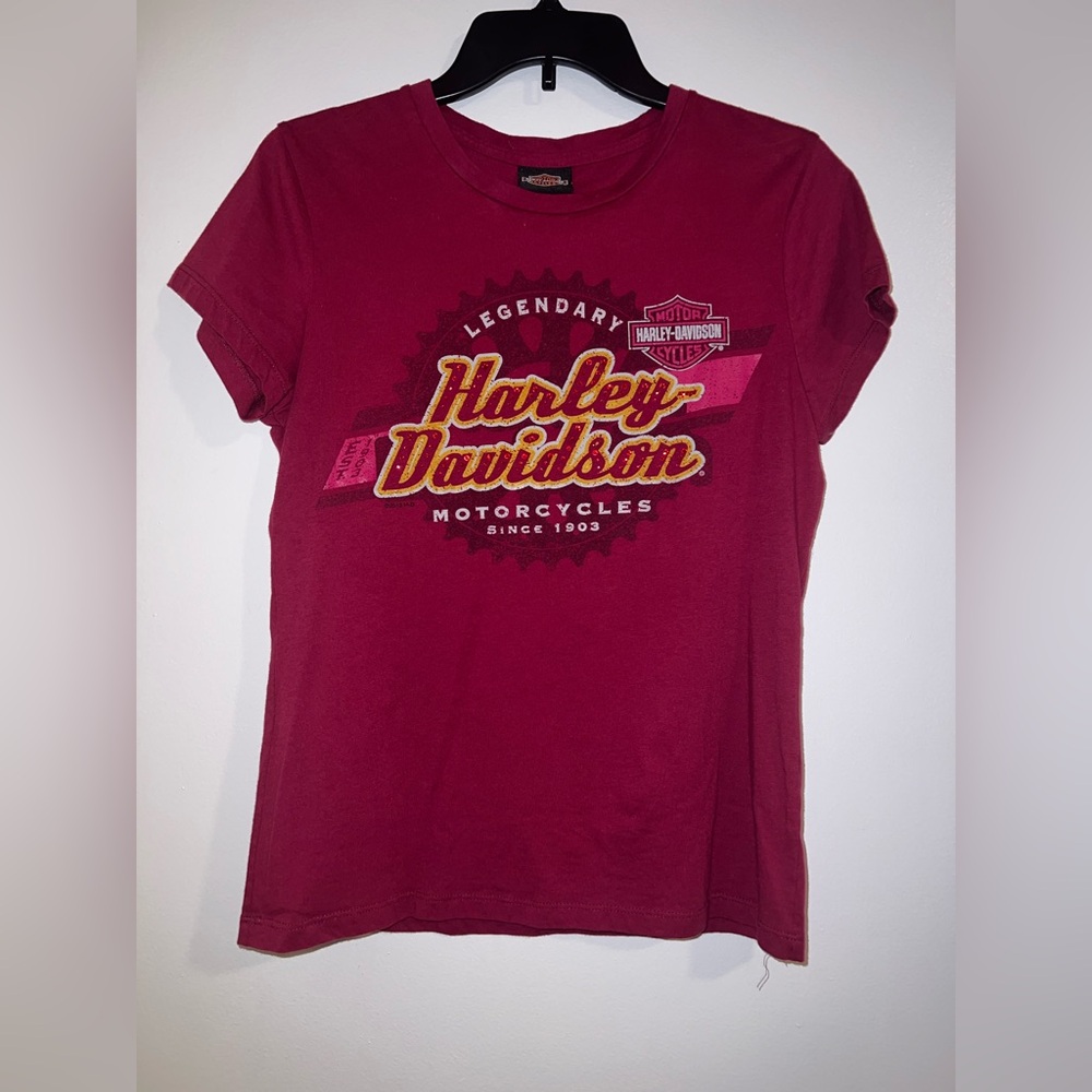 Ladies Harley-Davidson Gainesville Red Graphic T-Shirt